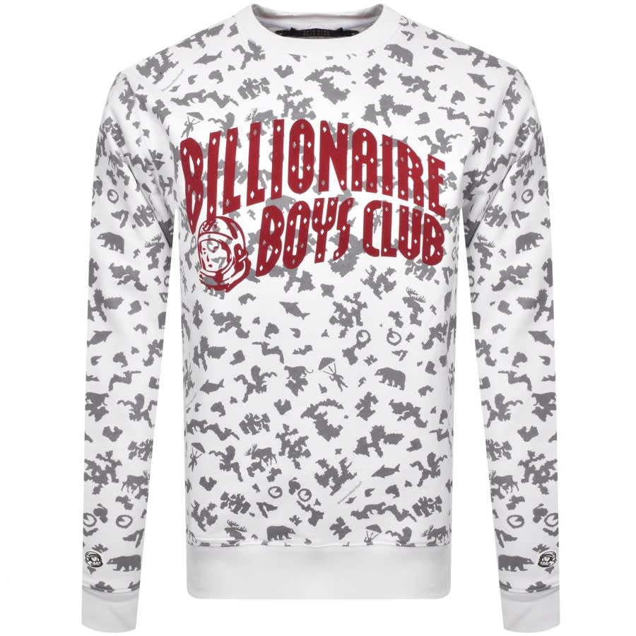 Alternative Image for ProductBillionaire Boys Club Print Sweatshirt White1